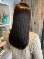 ナフィ バイ エイム 町田店(Nafie by eim)&nbsp;美人ストレート/タイトストレート/ナチュラルブラウン/清楚ヘア