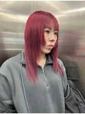 落ちるボルドーカラー