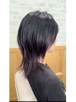 ラフヘアー(laf hair)&nbsp;【ネオウルフ】パープルグラデーション