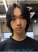 センターパート/ニュアンスパーマ/フェザーパーマ/men's