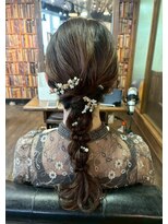 エイチエムヘアーホーム 池袋2号店(H M hair home) 編みおろし/編み下ろし/ヘアセット/お呼ばれヘア/ヘアアレンジ