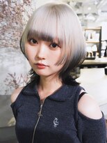 アルバム 新宿(ALBUM SHINJUKU) くすみベージュ透明感カラーボブルフネビージュ_ba537842