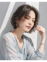 アッシュ 学芸大学店(Ash)&nbsp;ショートボブ/大人女性/アッシュグレー/白髪ぼかし/脱白髪染め