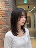 【吉川限定】似合わせカット+透明感カラー+高保湿プレミアムTR ¥12980