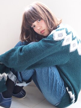 コス(kos) 『nanuk＊ueki』透け感モーヴアッシュ