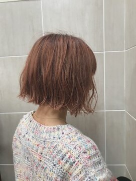 クイントネオリーブ 自由が丘正面口店(quint:neolive) 【自由が丘　quint: neolive】前下がりボブ★透けピンク