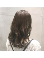 アンド バイ ヘアサロン(AND by hair salon) ブルーグレージュカラー