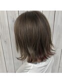 【Rowel】インナーカラー×アッシュベージュ×ミディアムボブ