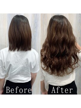 あるじゃんすー 京都店 チョコレートブラウン#シールエクステ#ゆるふわロング#京都