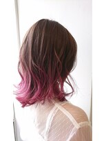 ラボヌールヘアーグレース 門前仲町店(La Bonheur hair grace)&nbsp;ピンクグラデーション