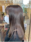 ツヤツヤミディアムヘアー
