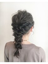 ロックワークオレンジ 西中島店(ROCK WORK ORANGE)&nbsp;編みおろしヘアアレンジ