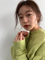 ローウェ 渋谷(Louwe)&nbsp;透明感,小顔ウェーブオリーブアッシュカラー[渋谷/渋谷駅]