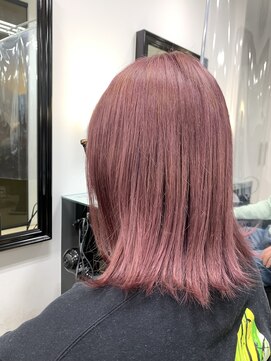 アッシュ 稲田堤店(Ash) コーラルピンクミディ