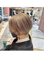 リー 梅田(Lee)&nbsp;☆Lee梅田茶屋町☆ ショート×ミルクティーベージュ