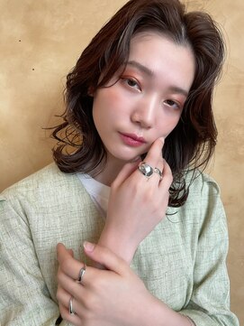 シェノン サントル(CHAINON CENTRE) ショコラベージュ/ボブルフ/カール/ベビーバング【梅田/茶屋町】