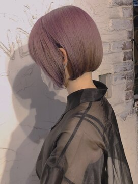 ナナカバイミーツハンド(nana.ca by meetsHAND) インナーカラーブラック！ × ラベンダーピンク