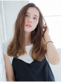 大人可愛い無造作マロンブラウン/ルーズヘア