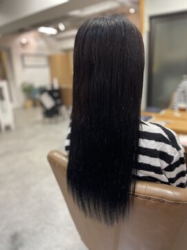 フツーロ 栄(FUTURO) プルエクステ　エクステ　黒髪　ロングヘア