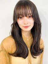 アドラーブル けやき通り店(adorable) 2wayバング韓国前髪シースルーセミロングヨシンモリ大人美人