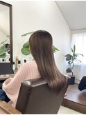 くすみベージュ×美髪