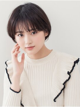 シュガー 仙台宮城野区(&Sugar) 20代30代透明感暗髪アッシュブルーグレージュ丸みボブ