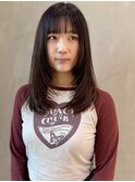 【YOKE】顔まわりレイヤーフェイスレイヤーオリーブグレージュ