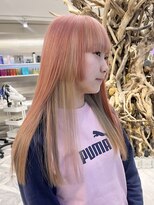 ゼスト 八王子店(ZEST)&nbsp;姫カット/ホワイトベージュ/ペールピンク【佐々木麻衣】