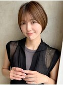 みねスタイル♪ 似合わせ ショート ボブ 30代 40代 小顔 新宿
