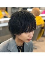 コアテラス(CORE Terrace)&nbsp;黒髪無造作スタイル