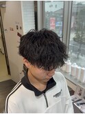 縦落ちスパイラルパーマ