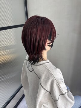 フェリア 松山(Feria) 【Feria松山】インナーカラー×ウルフ‐相原愛梨‐