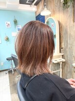 ブレス ヘアアンドスパ 湘南台(bless hair spa)&nbsp;切りっぱなしくびれボブ3