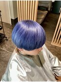 マッシュ×ネイビーブルー