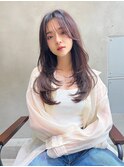 Aimee おすすめ ロングレイヤー×ピンクブラウン