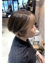 オーガニック アトリエ 大宮(organic+atelier)&nbsp;白髪が目立たないハイライトベージュ【白髪染め】