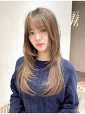 似合わせカット髪質改善縮毛矯正メルティカラーフェミニンロング