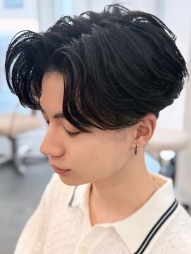 バース バイ ハピネス(BIRTH by happiness) 奈良men's強めフェザーパーマフェザーショート