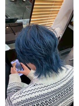 エクファ ヘア シェリル 草津 南草津店(ex-fa hair cherir) ミディアムヘア/暗めカラー/グランマッシュ/大津/草津