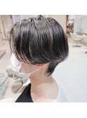 クセ毛改善ハンサムショート