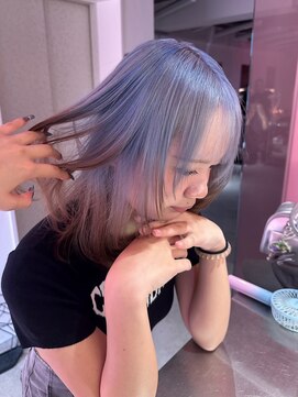 ダズリングディア(Dazzling Deer) ブルー／デザインカラー／ブラウン／レイヤーカット／学割