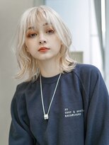 ギークス(GEEKS) 【GEEKS渋谷】ホワイトブリーチ/ネオウルフ/冬カラー/ハイトーン