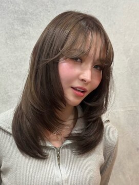 モナ ソル(MONA.SOL) レイヤー×顔周り似合わせ /葛西/ブリーチ/ハイライト/髪質改善