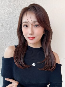 アフロート エル 錦糸町(AFLOAT L) 暗髪×髪質改善で憧れのツヤ髪に♪ワンカールセミロング