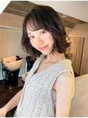大人ガーリー似合わせカットミディアムレイヤー