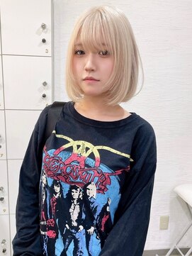 ネハス 名古屋栄店(nehus.) 学割ブリーチハイライト髪質改善ダブルカラーレイヤーカット