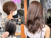 【白髪ぼかしハイライト】白髪のストレス解消◎白髪を活かしてカラーを楽しむ脱白髪染めが大人気！[明石]