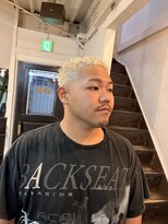 ビーバイエイトジェンツ(Bee by EIGHT GENTS) リバースセンターパート/ニュアンスパーマ/ダウンバング/心斎橋