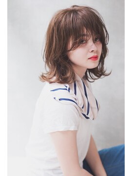 フェリア 梅田(FERIA) くびれミディ♪フレンチボブ　厚めバング