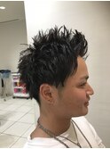 スパイラルパーマ/ツイストスパイラル/マッシュ/マッシュウルフ
